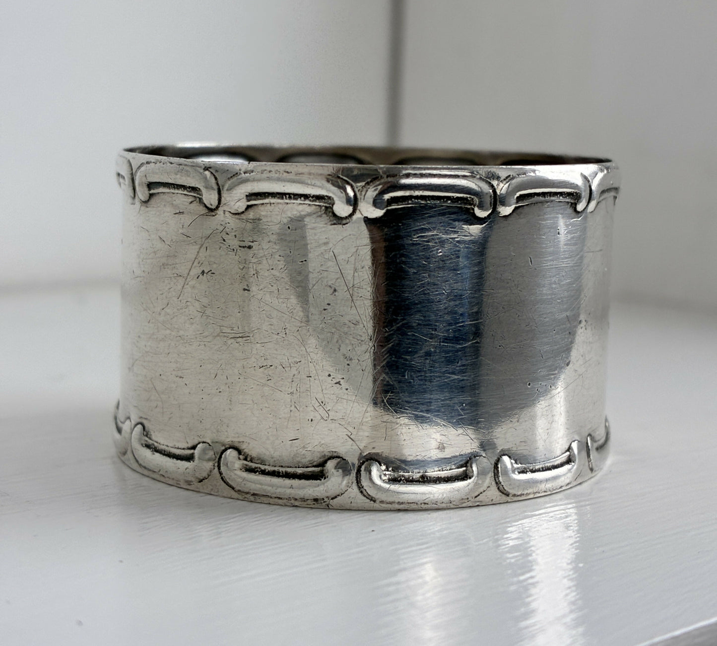 Silver Napkin ring ‘Phillipa Anne’