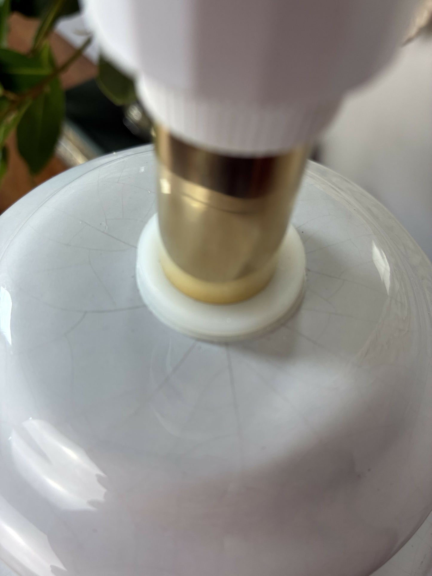 Pale Grey Ginger Jar Lampbase