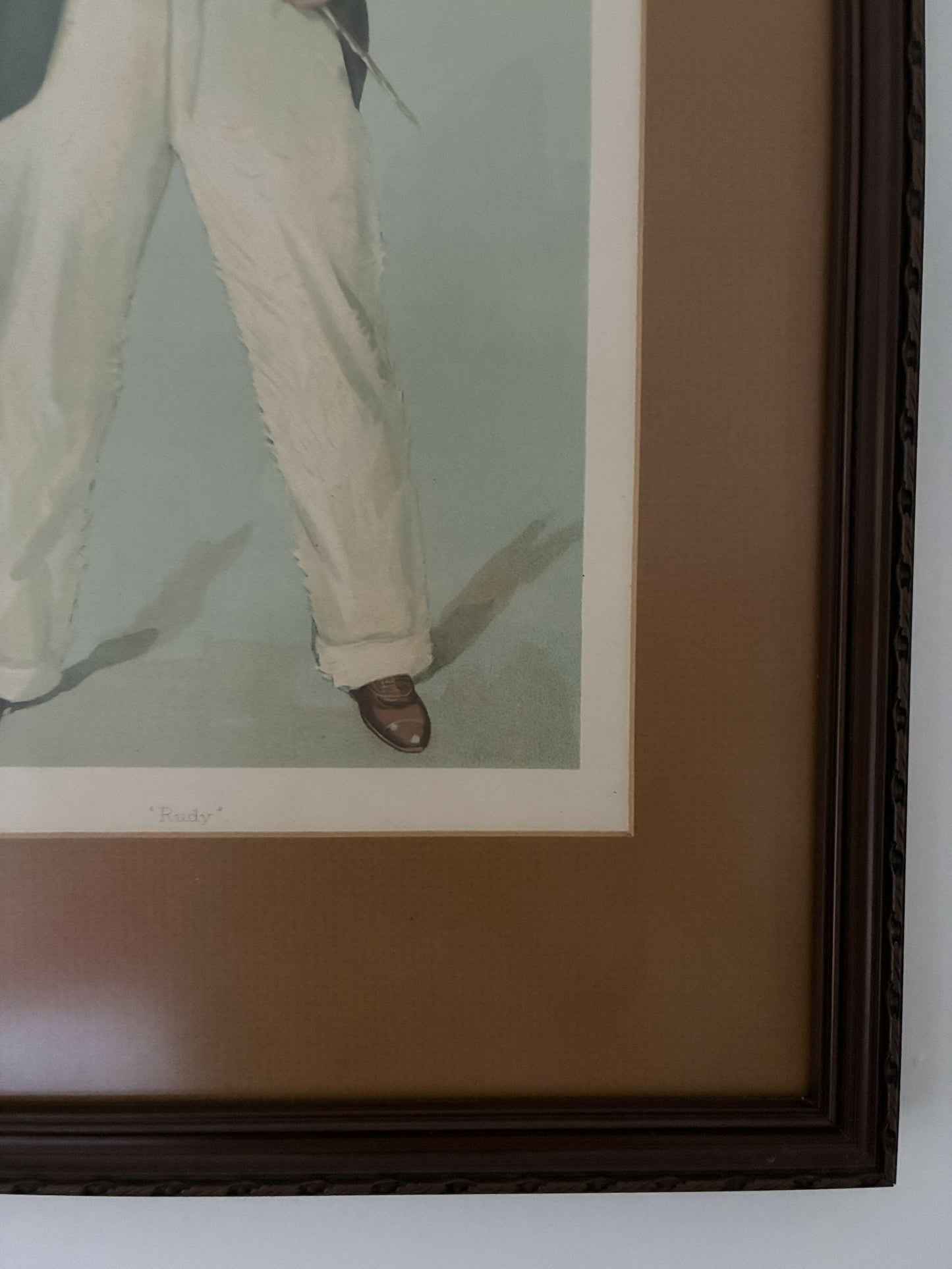 Vanity Fair Lithograph “Rudy”