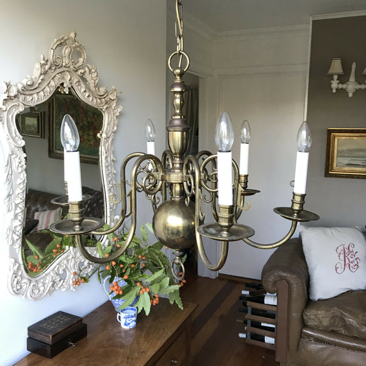 6 Light Flemish Chandelier