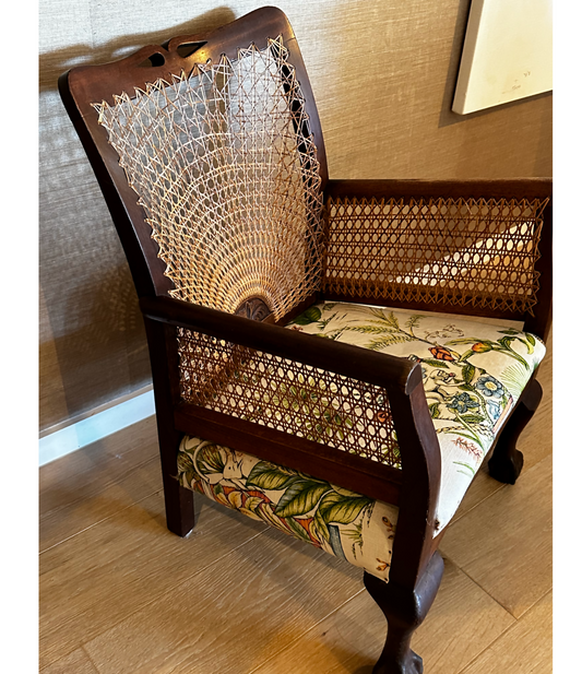 1930s Cane Arm Chair