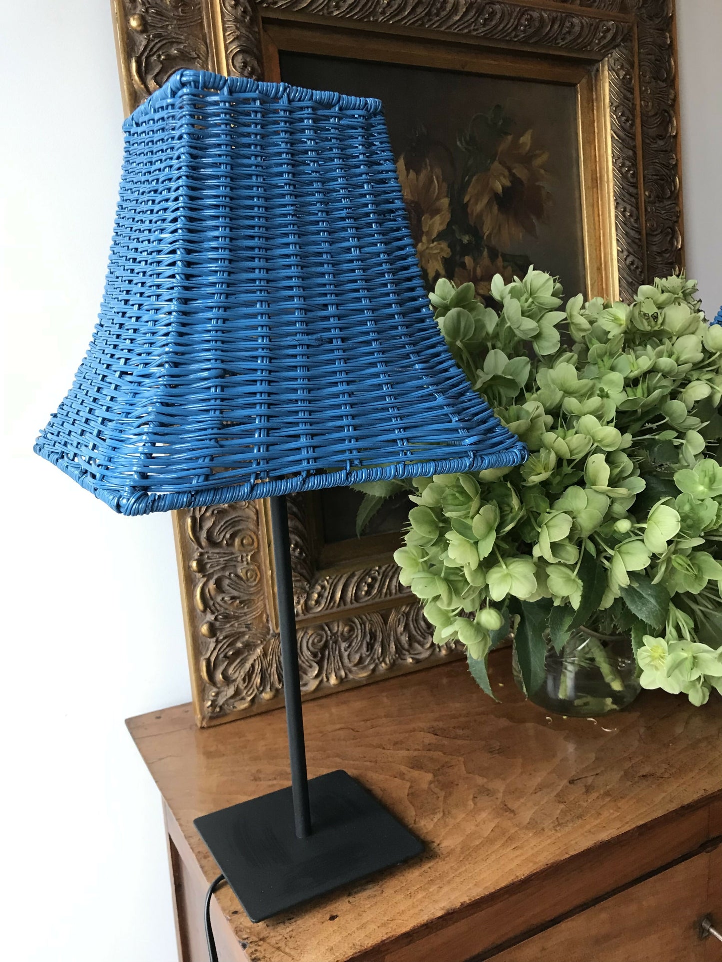 Blue Cane Lamps