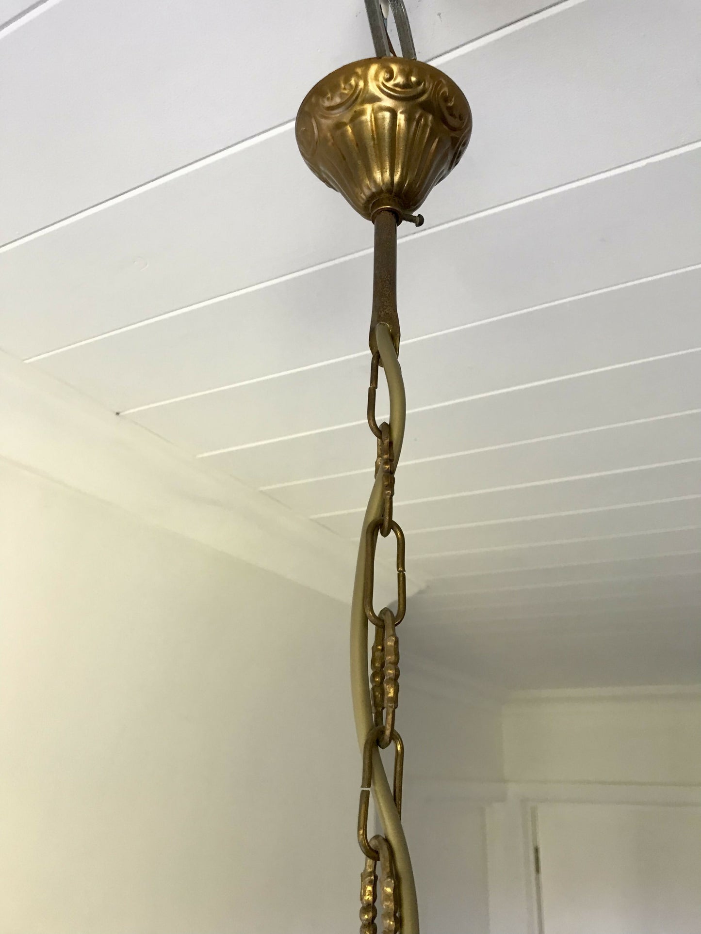 French Basket Style Chandelier