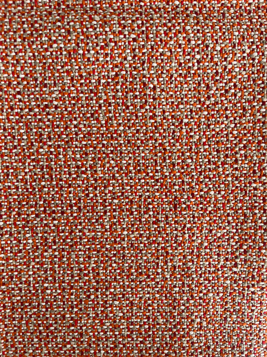 Orange woven fabric