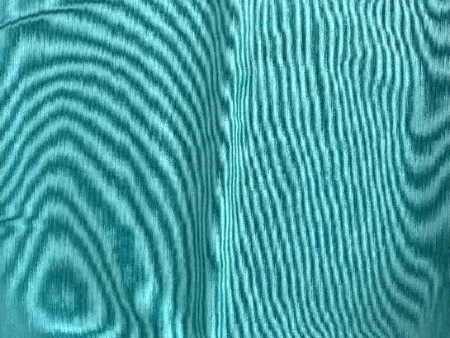 Teal Satin Fabric Remnant