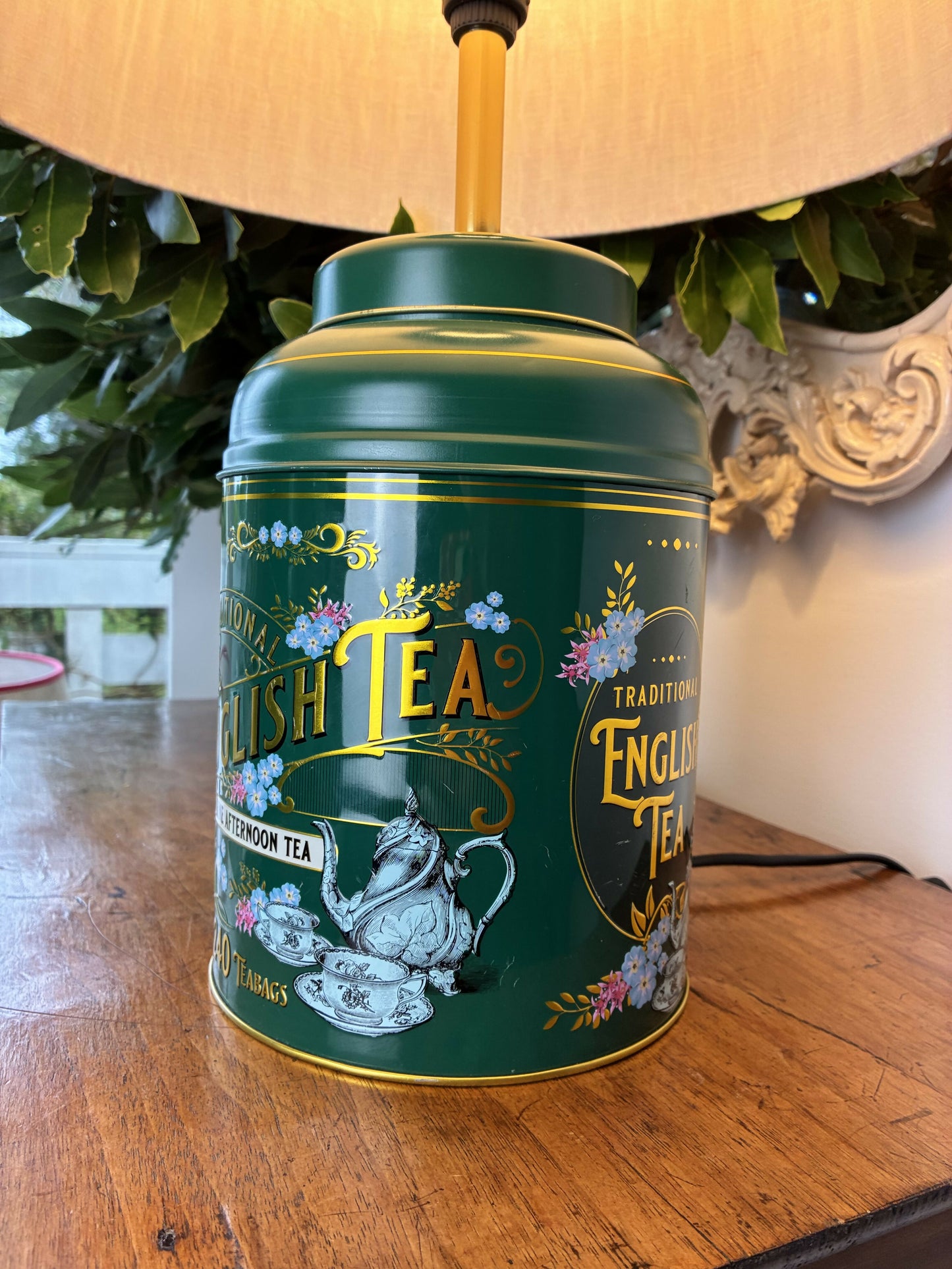 Tea Tin Lampbase