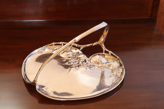 Silver plated Art Nouveau serving tray by Kayser of Germany