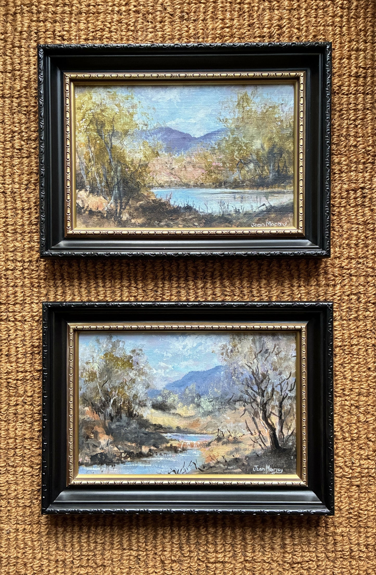 Pair of paintings by Jean Morisy