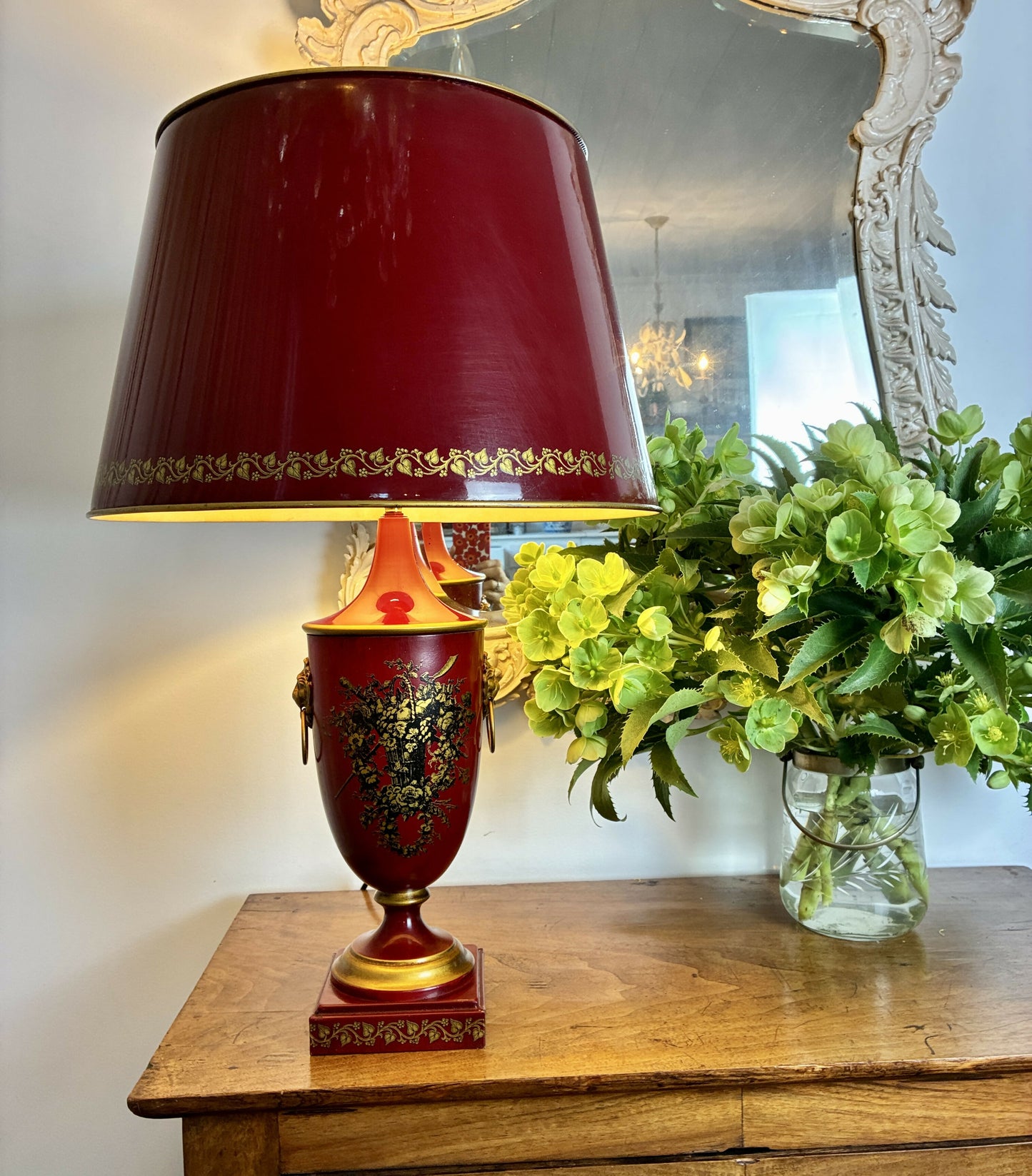 Italian Toleware Lamp