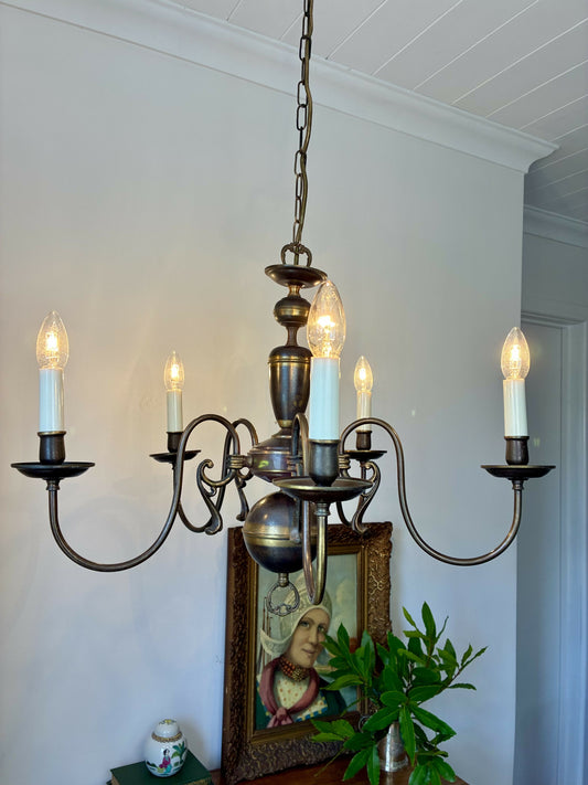 5 Light Flemish Chandelier