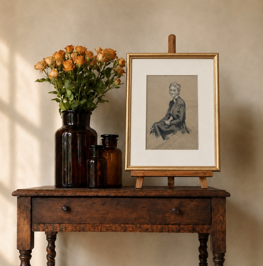 Pastel Portrait of a Gentlewoman