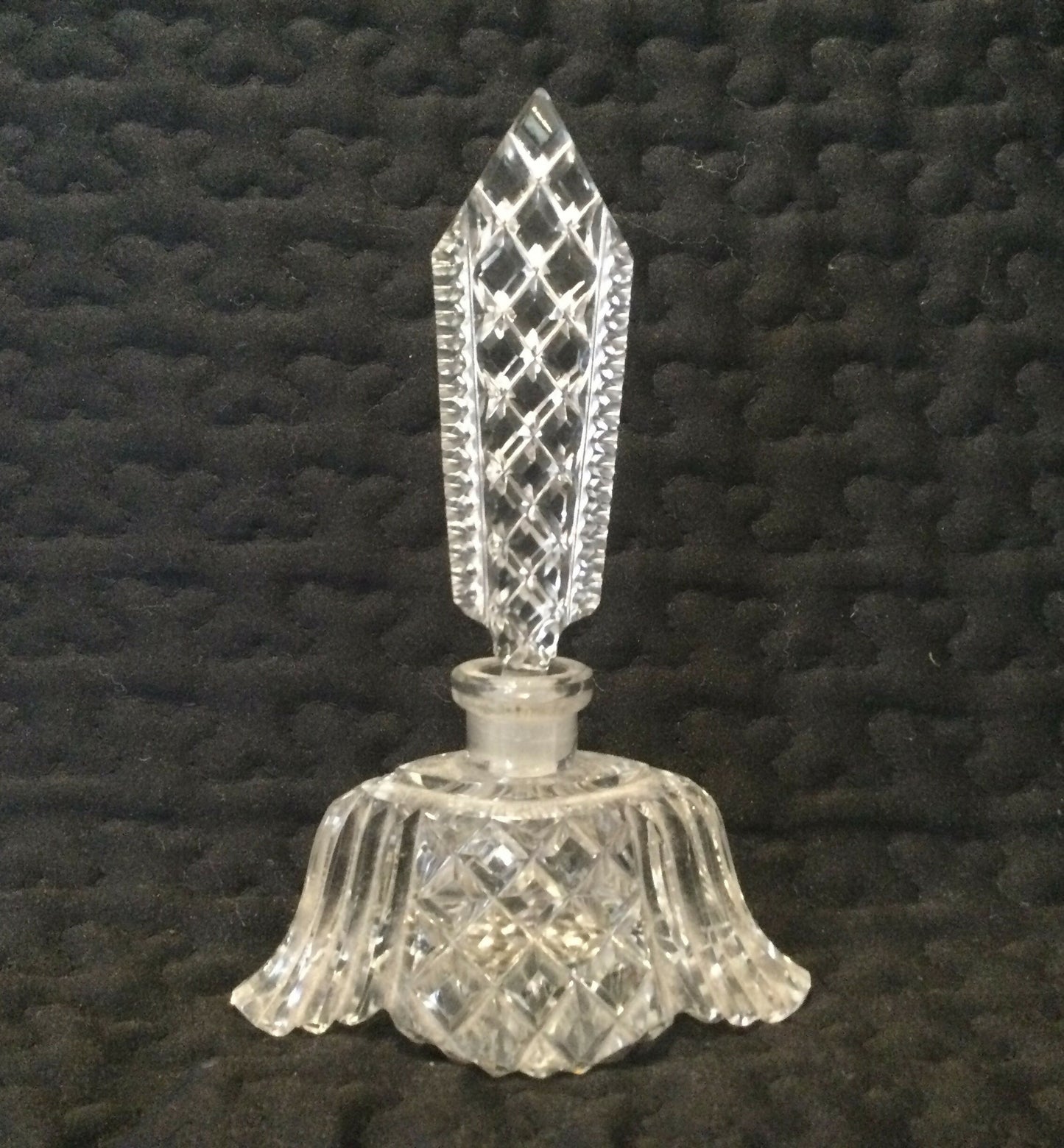 Vintage Crystal Perfume Bottle