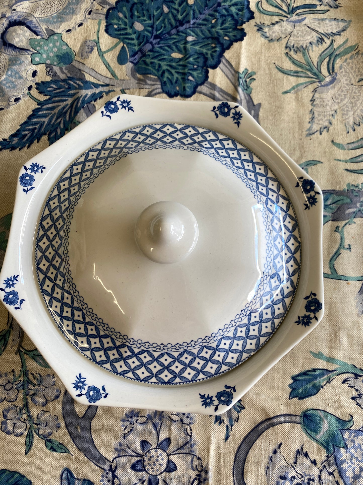 Blue & White Vintage Tureen