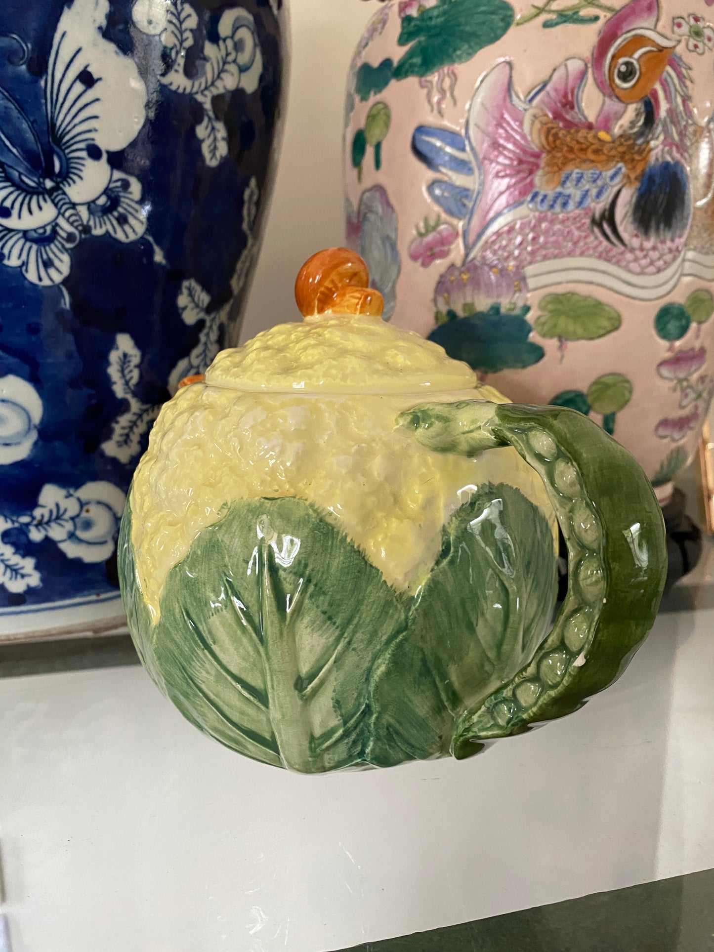 Vintage Cauliflower Teapot