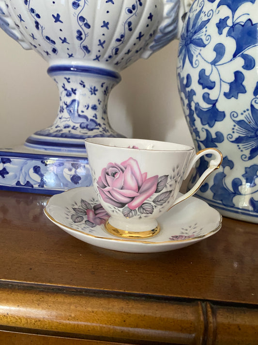 Queen Anne Bone China "Fair Lady" Duo