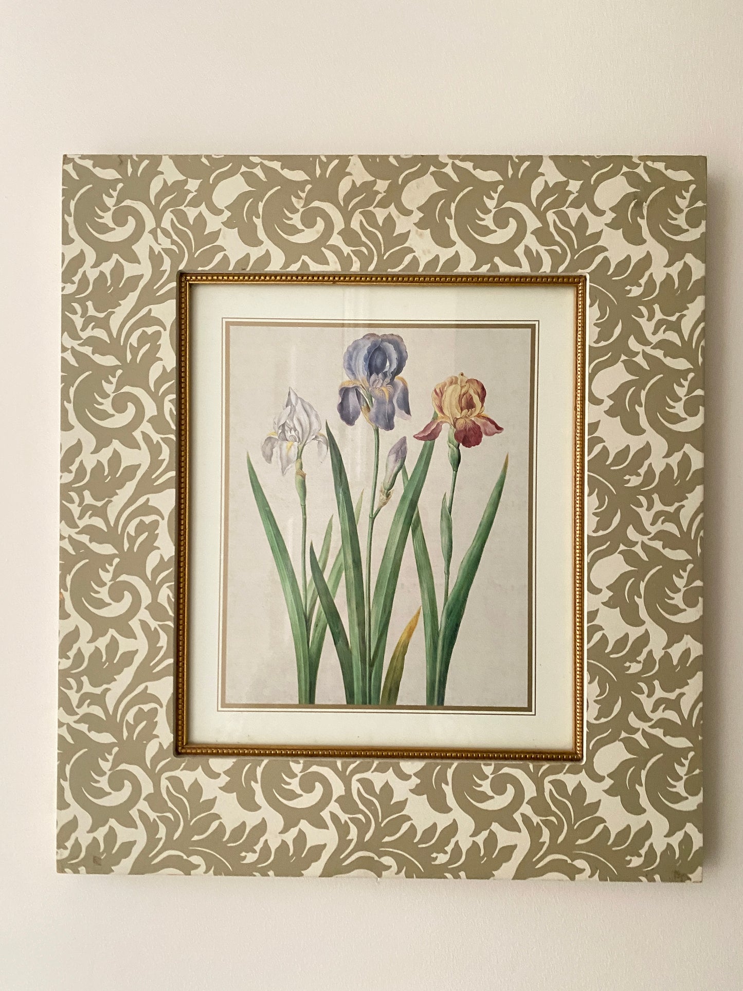 Set of 3 Vintage Floral lithographs