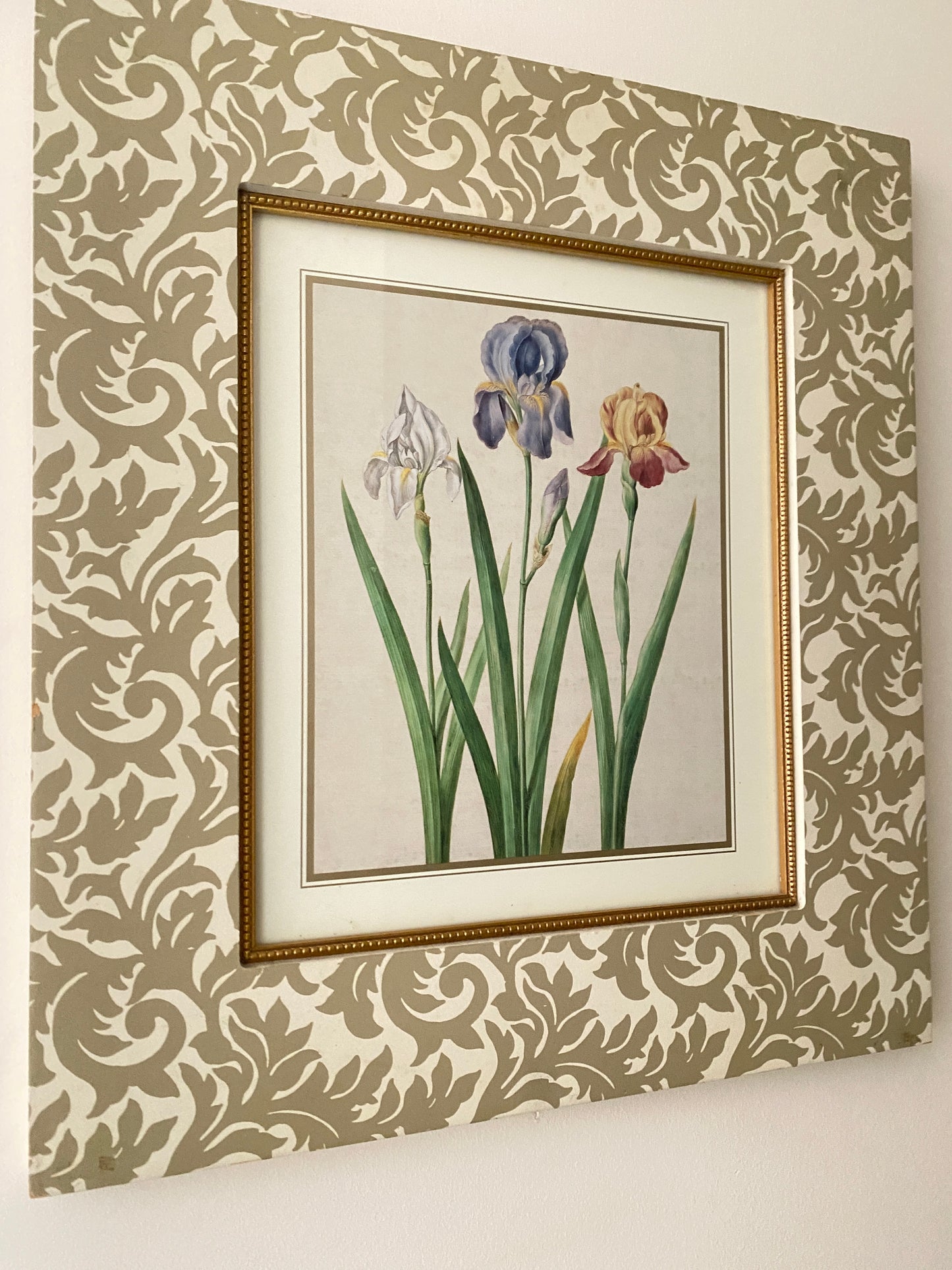 Set of 3 Vintage Floral lithographs