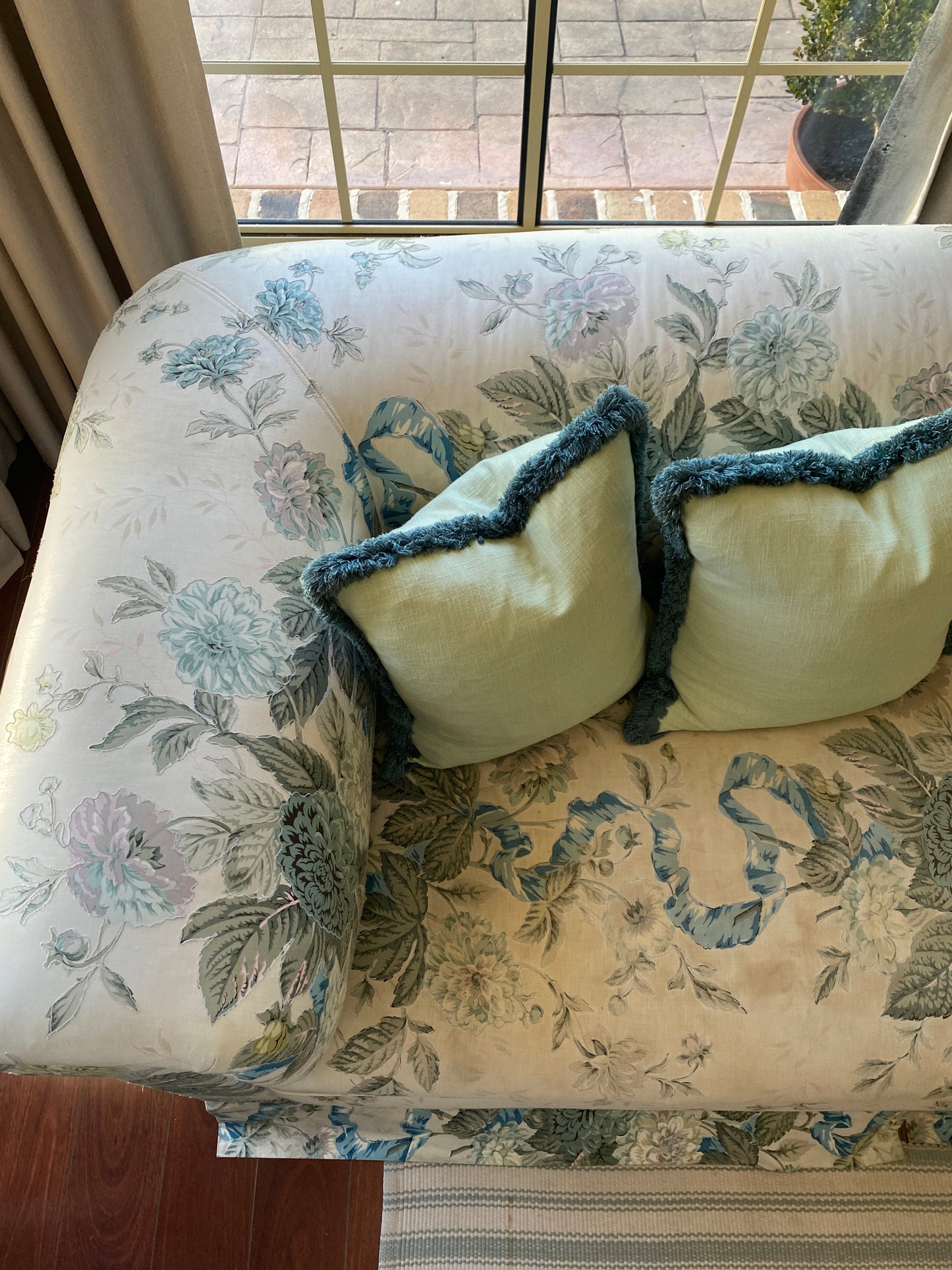 Vintage Chintz Floral Sofa