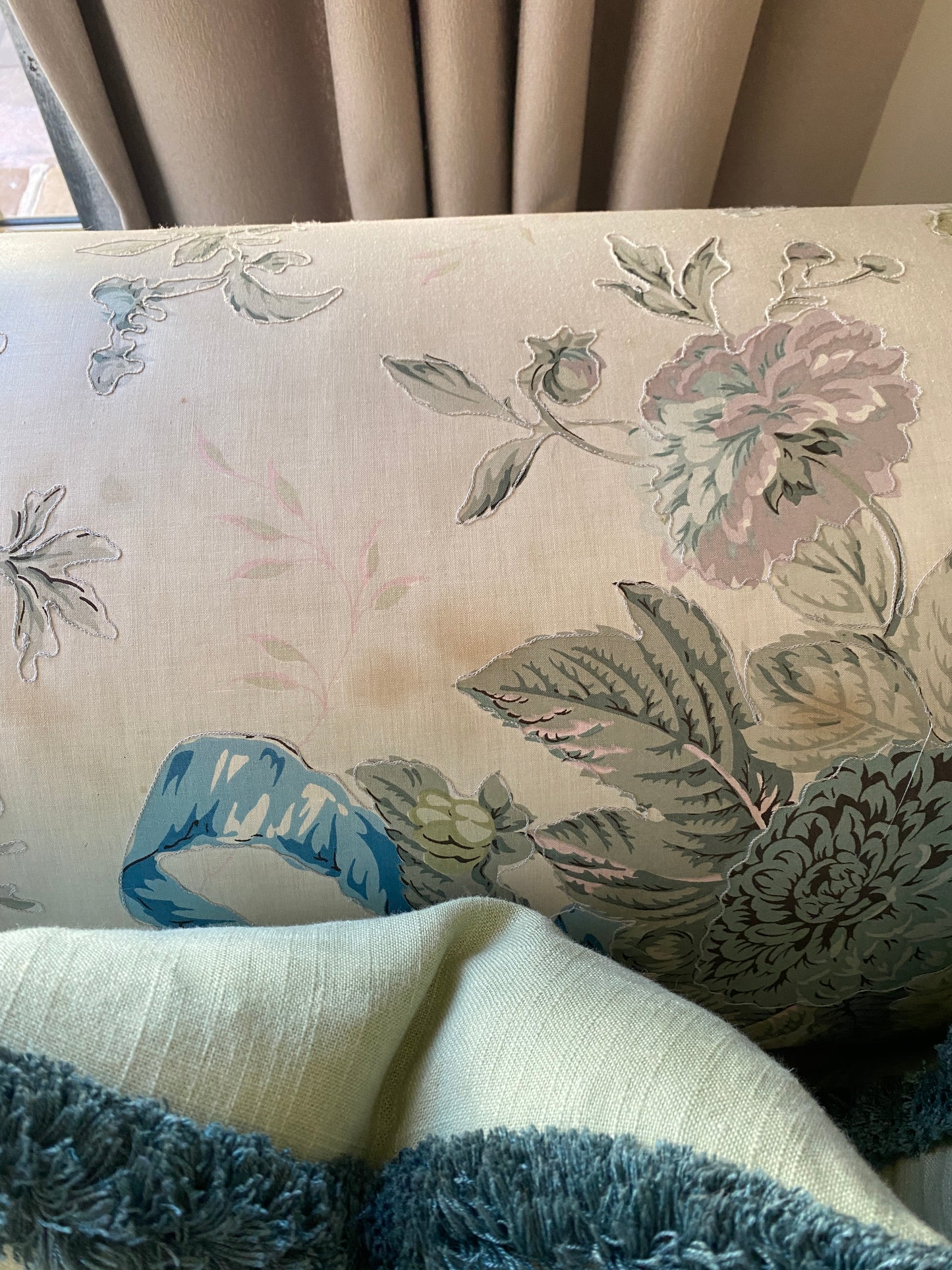 Vintage Chintz Floral Sofa