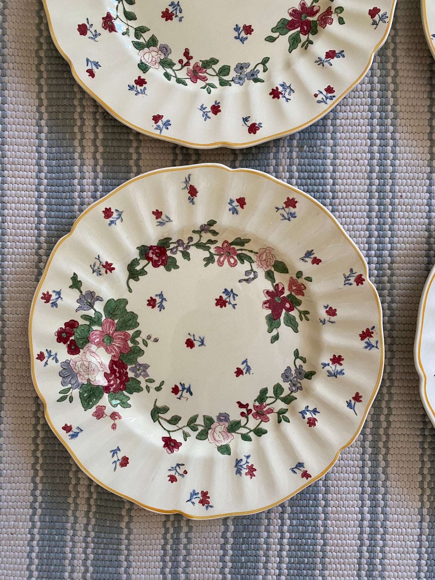 Vintage Royal Doulton "Wildflowers" Set of Dinner Plates