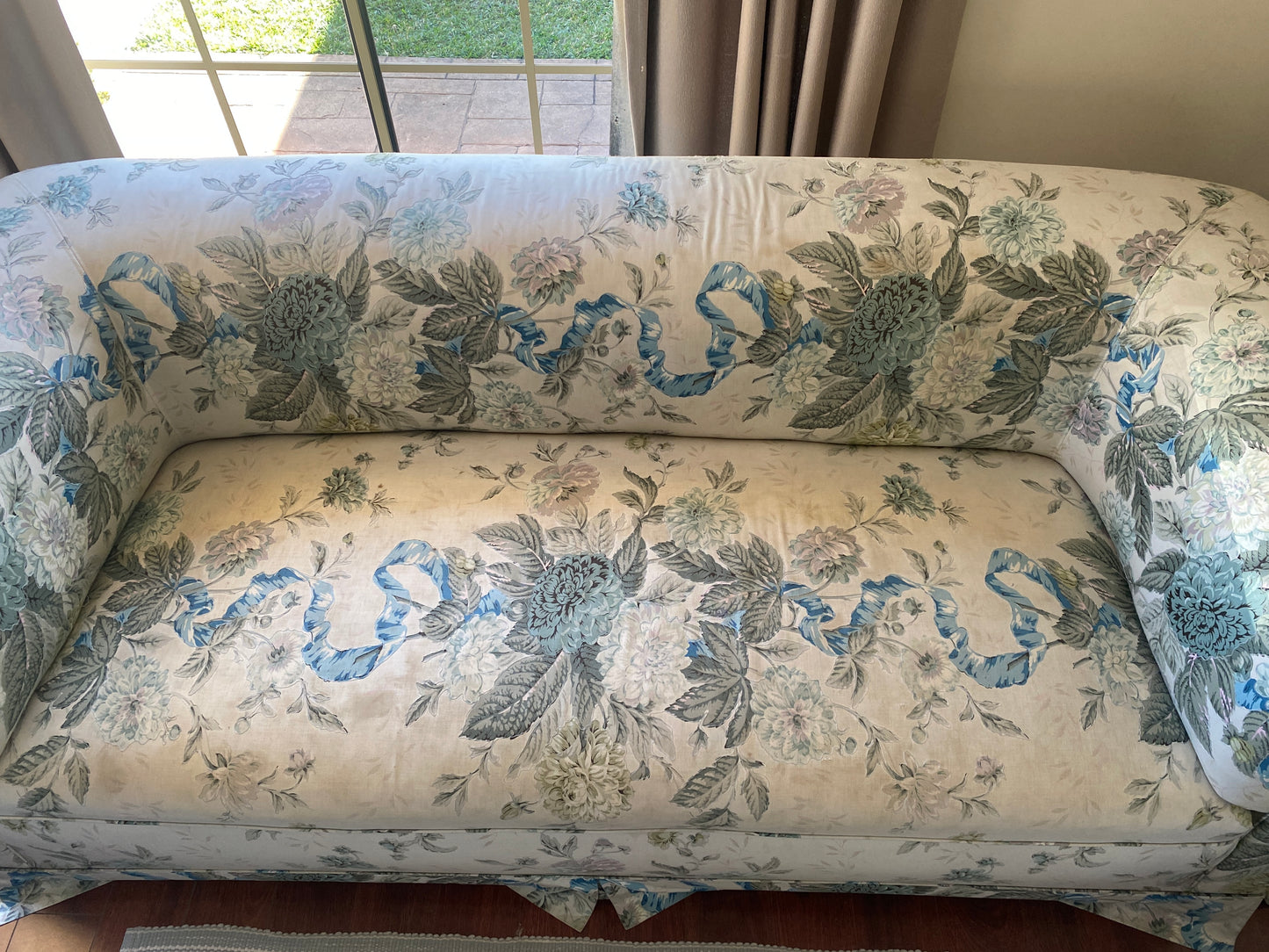 Vintage Chintz Floral Sofa