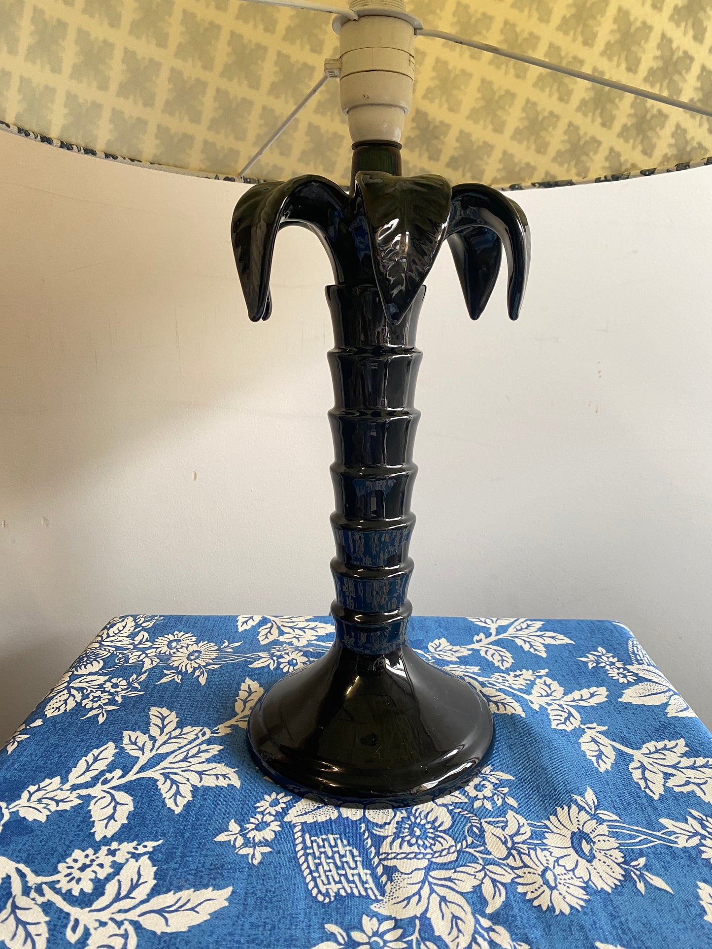 Vintage Ceramic Palm Lamp base