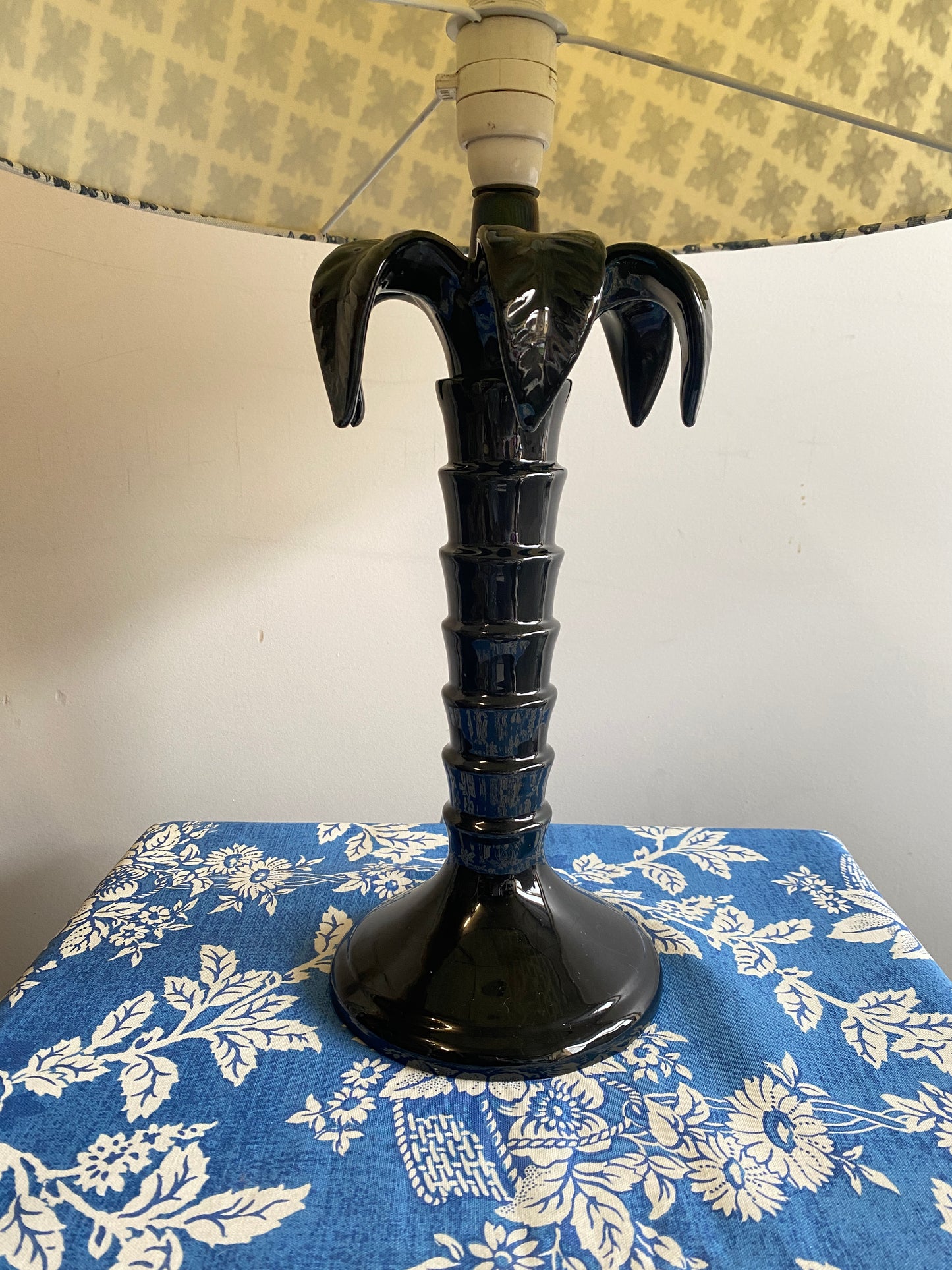 Vintage Ceramic Palm Lamp base