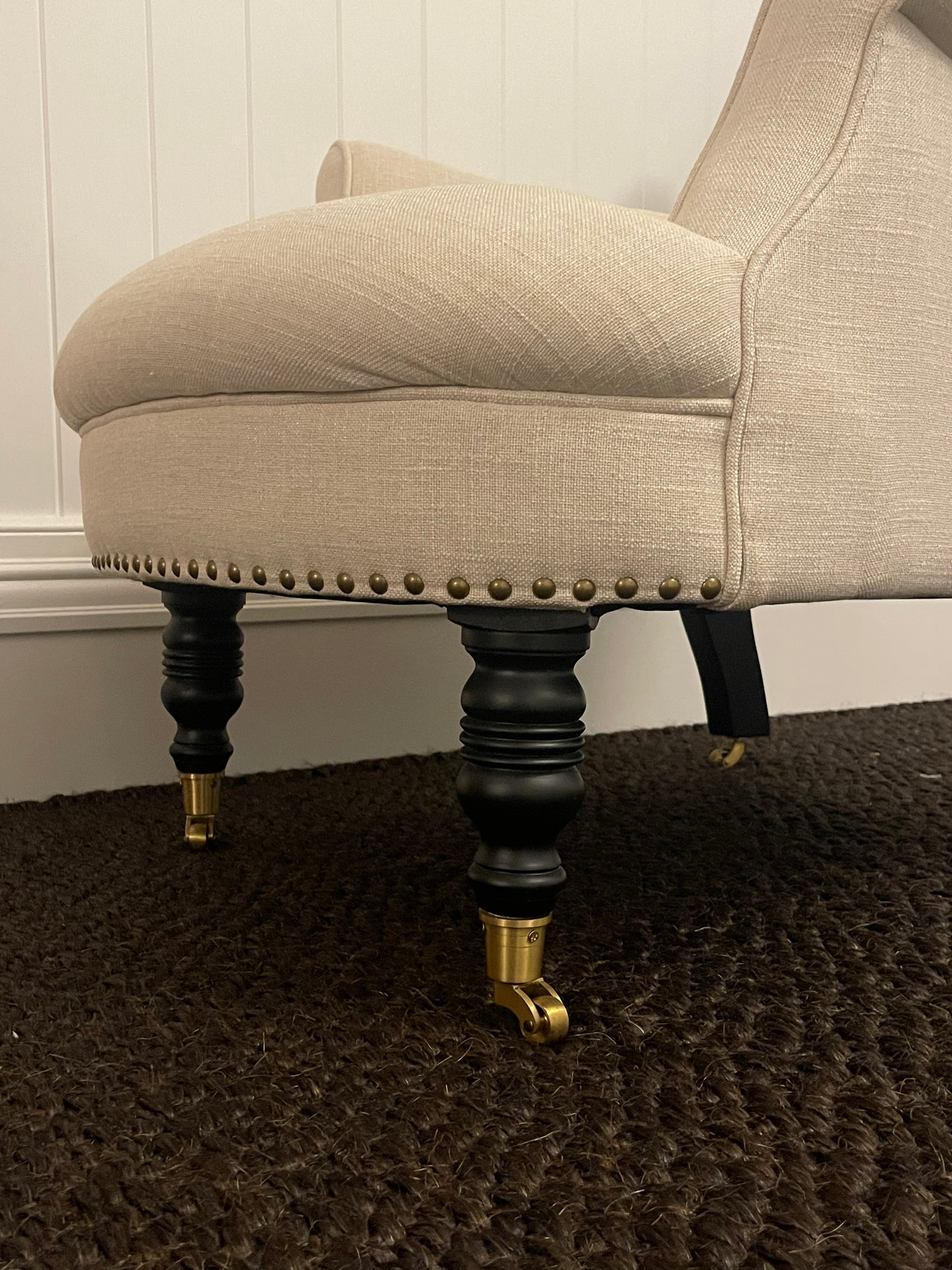 Classic Compact Diamond Button Armchair