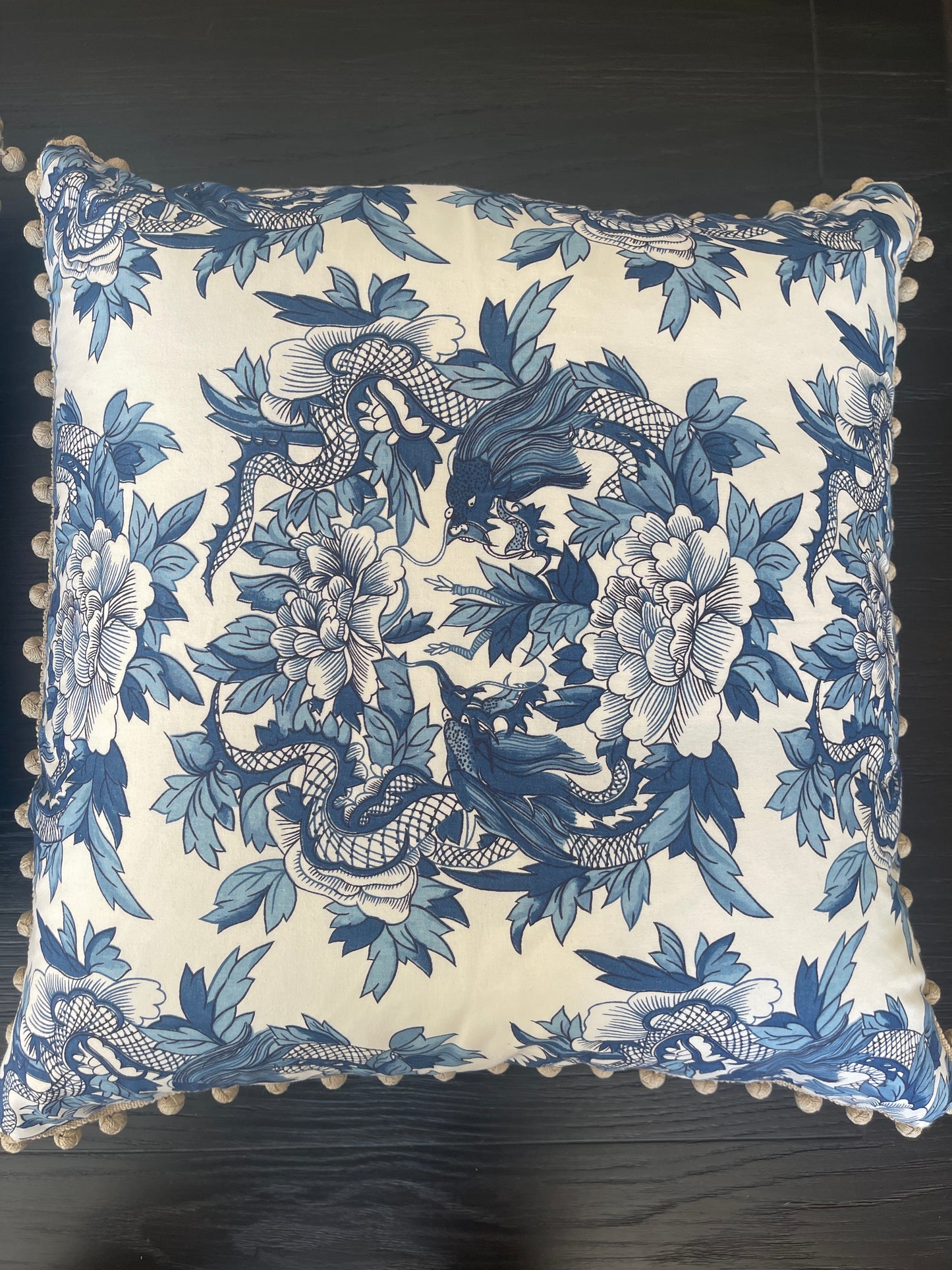 Pair Ralph Lauren Custom "Nanking" European Cushions