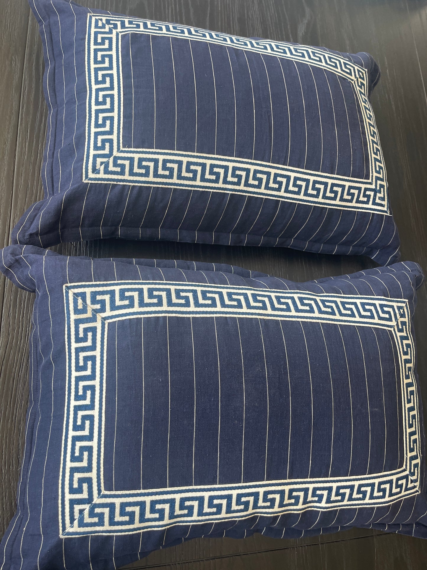 Pair Ralph Lauren Custom Cushions