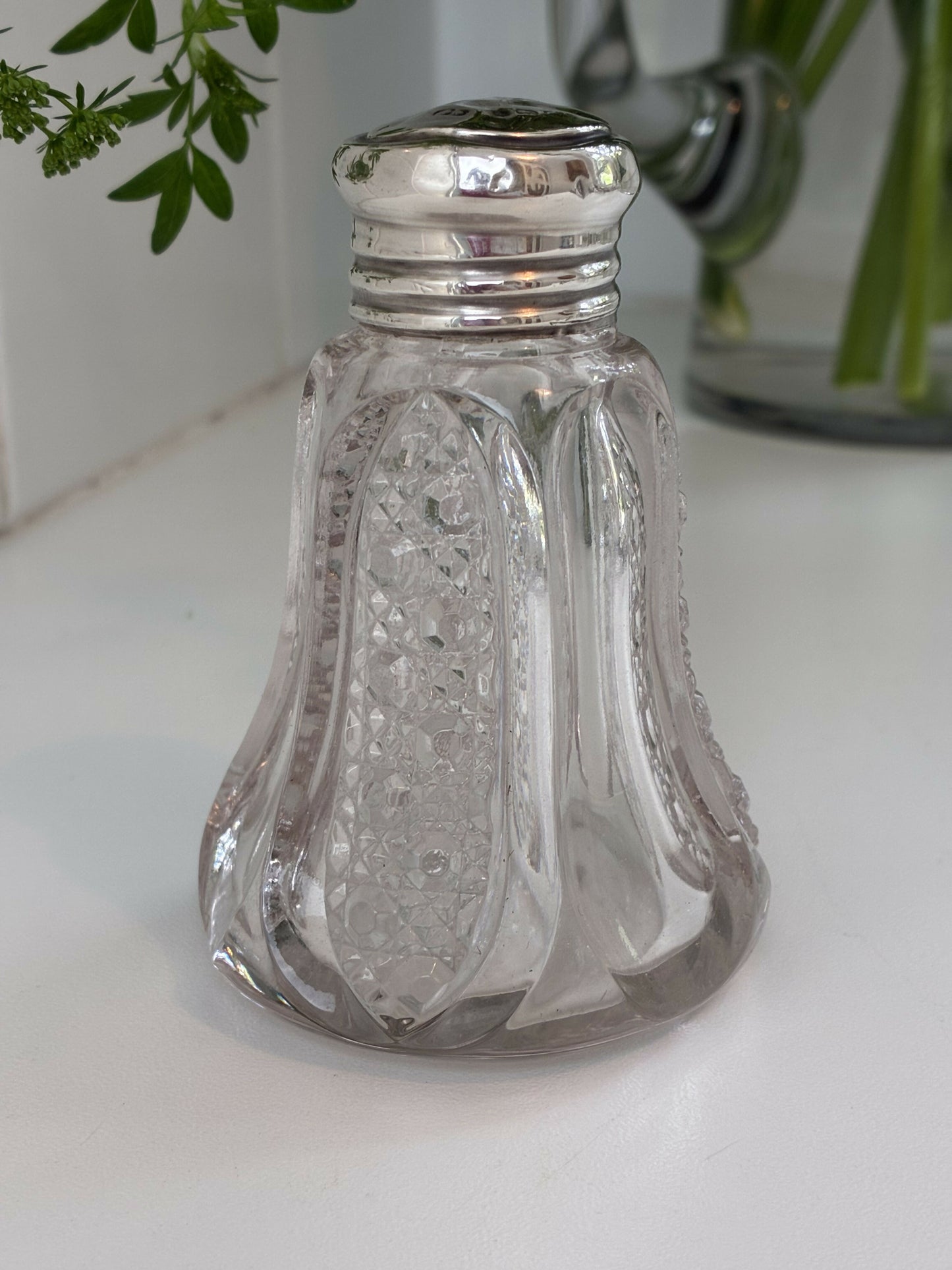 Silver topped Scent Bottle