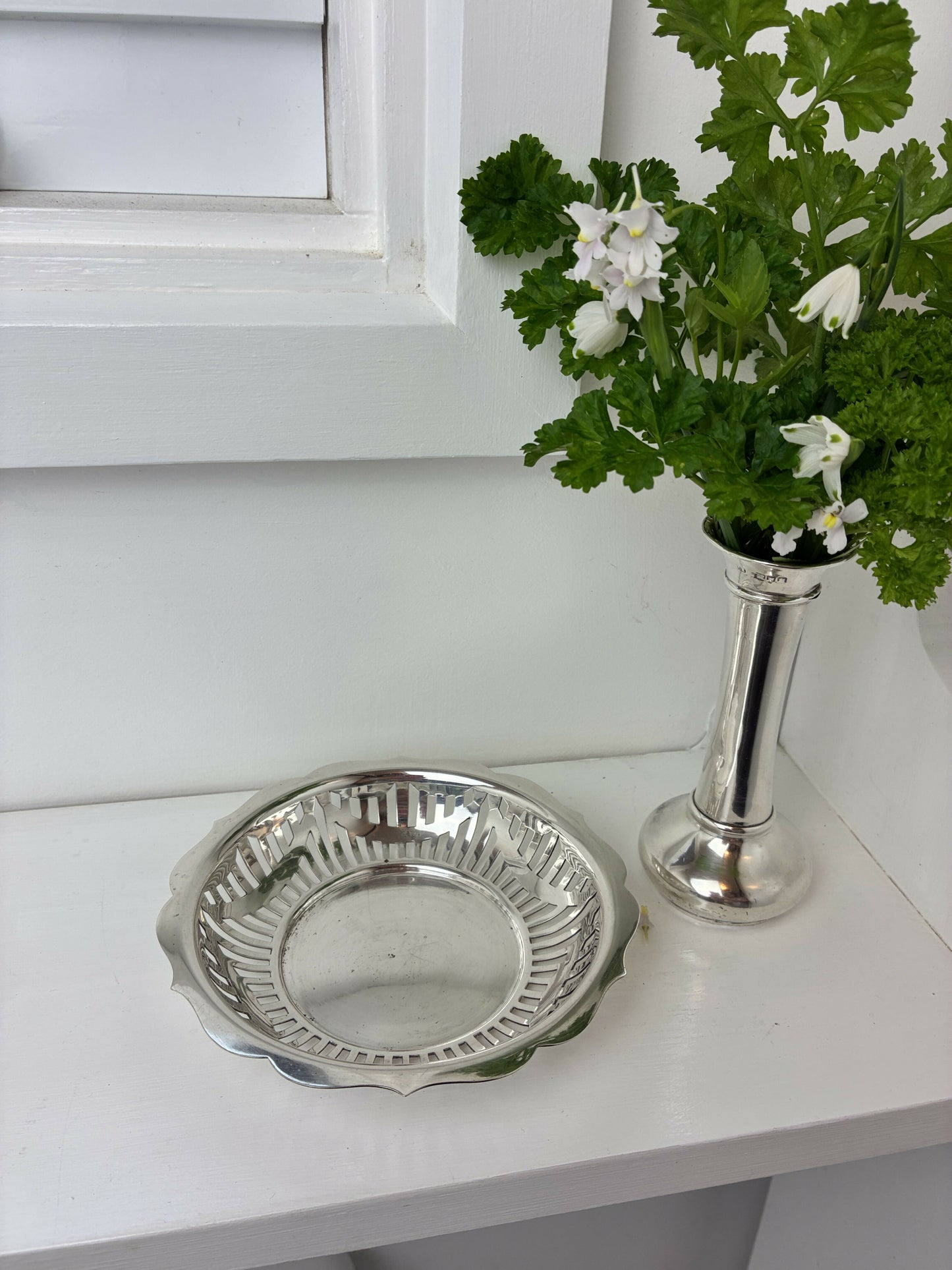 Pierced Silver Dish