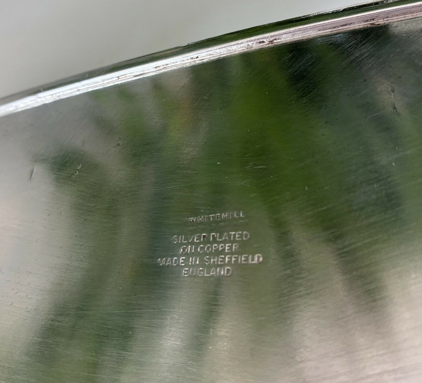 Large Oval Silver Tray