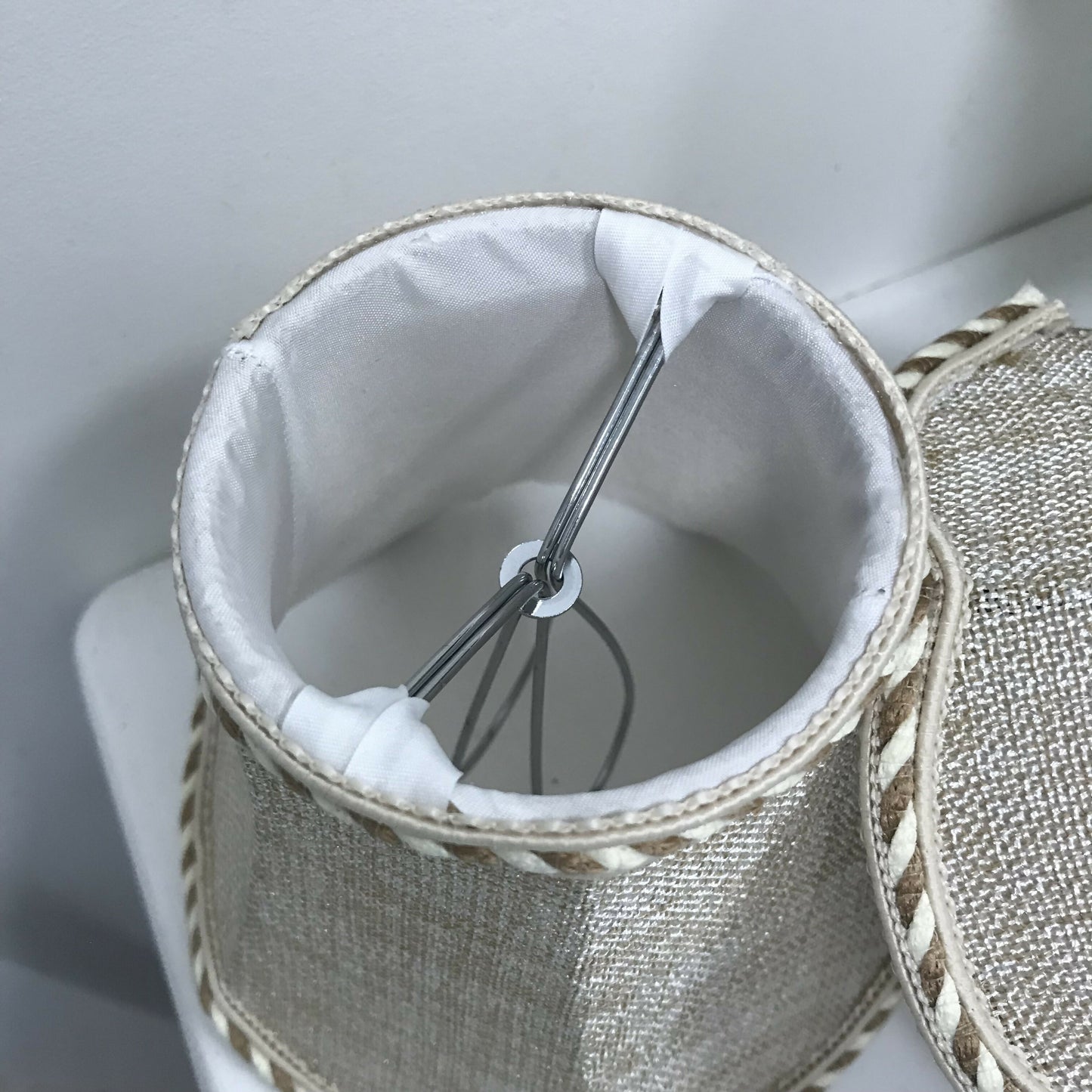 Scalloped clip on shades