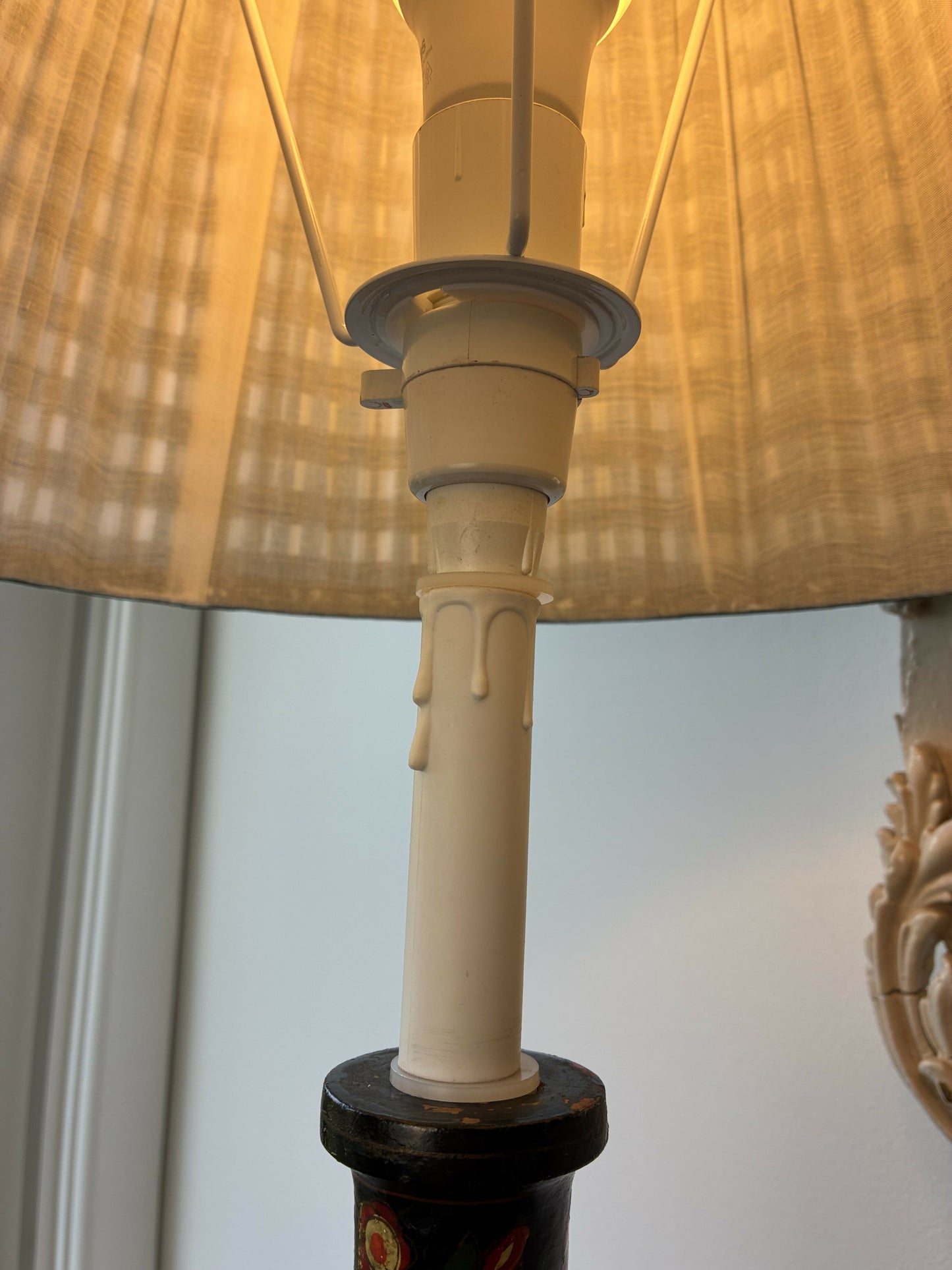 Kashmiri Laquerware Lamp Base