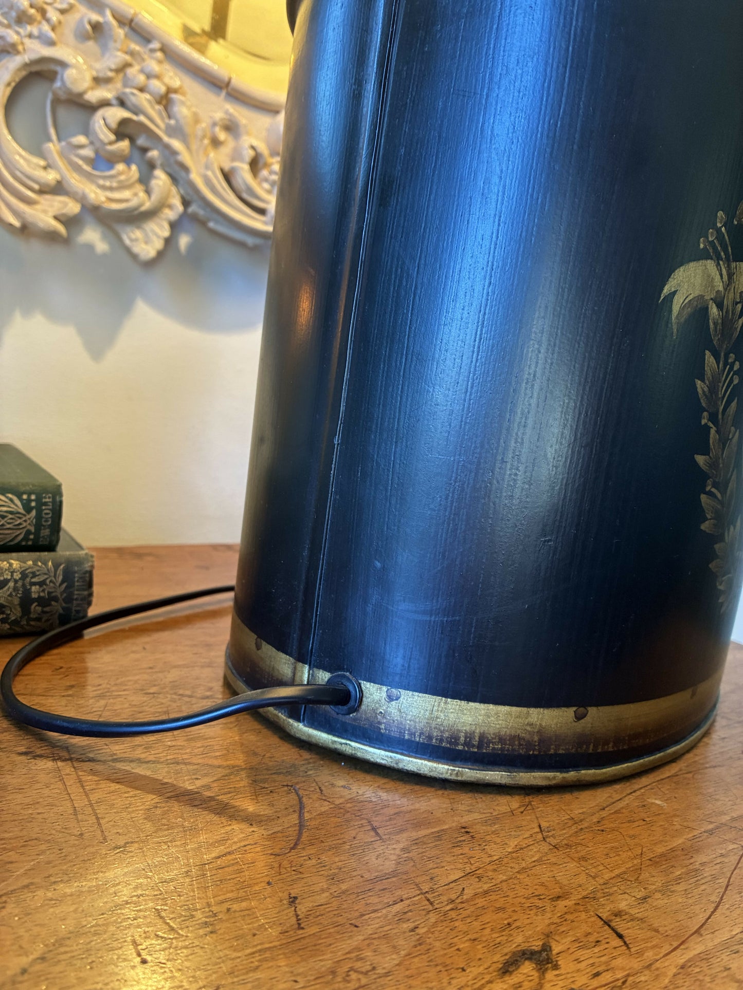 Tin Tea Caddy Lamp