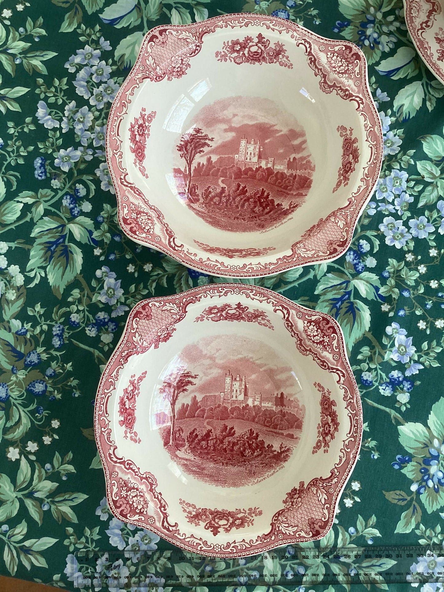 Johnson Bros “Old English Castles” Duo of Serving Bowls