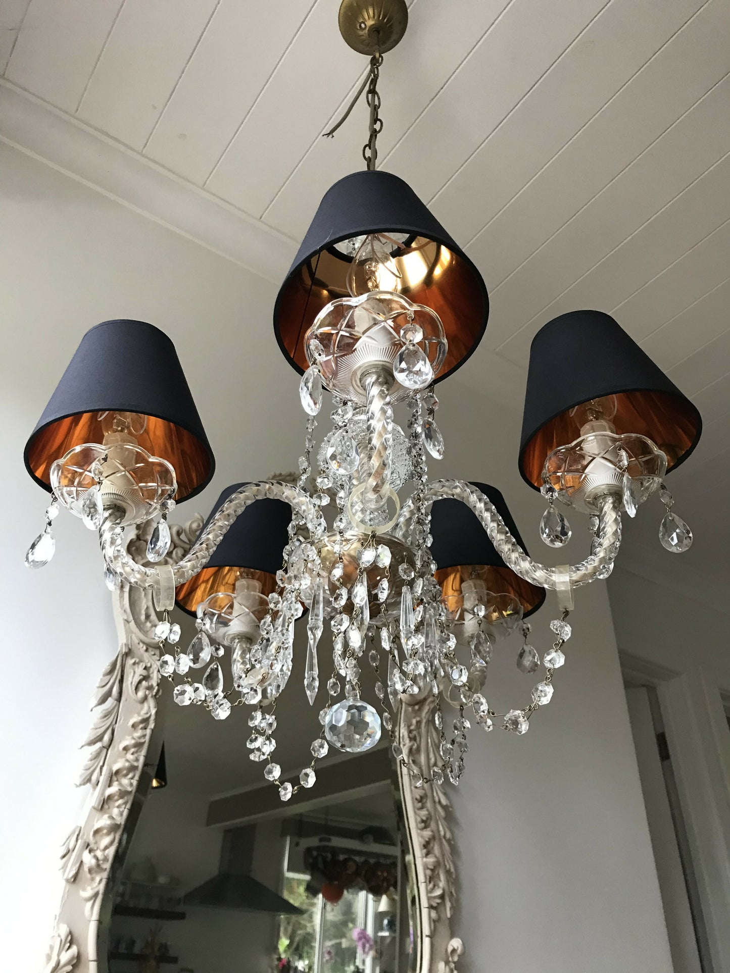 Venetian Style 5 arm Chandelier