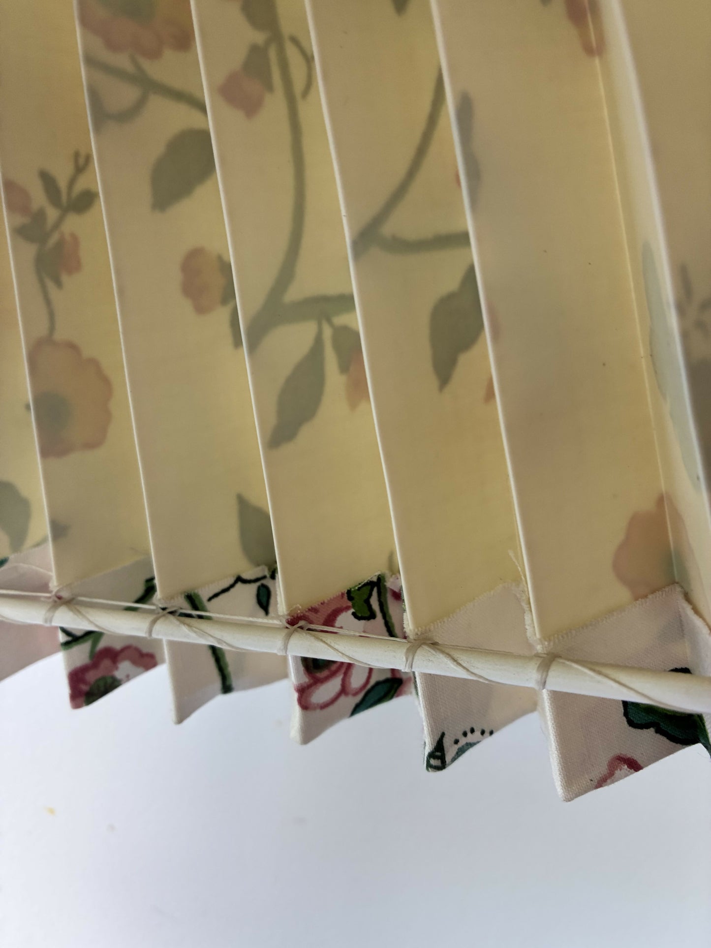 Pair of Green Candlestick Lamps with Pleated Shades