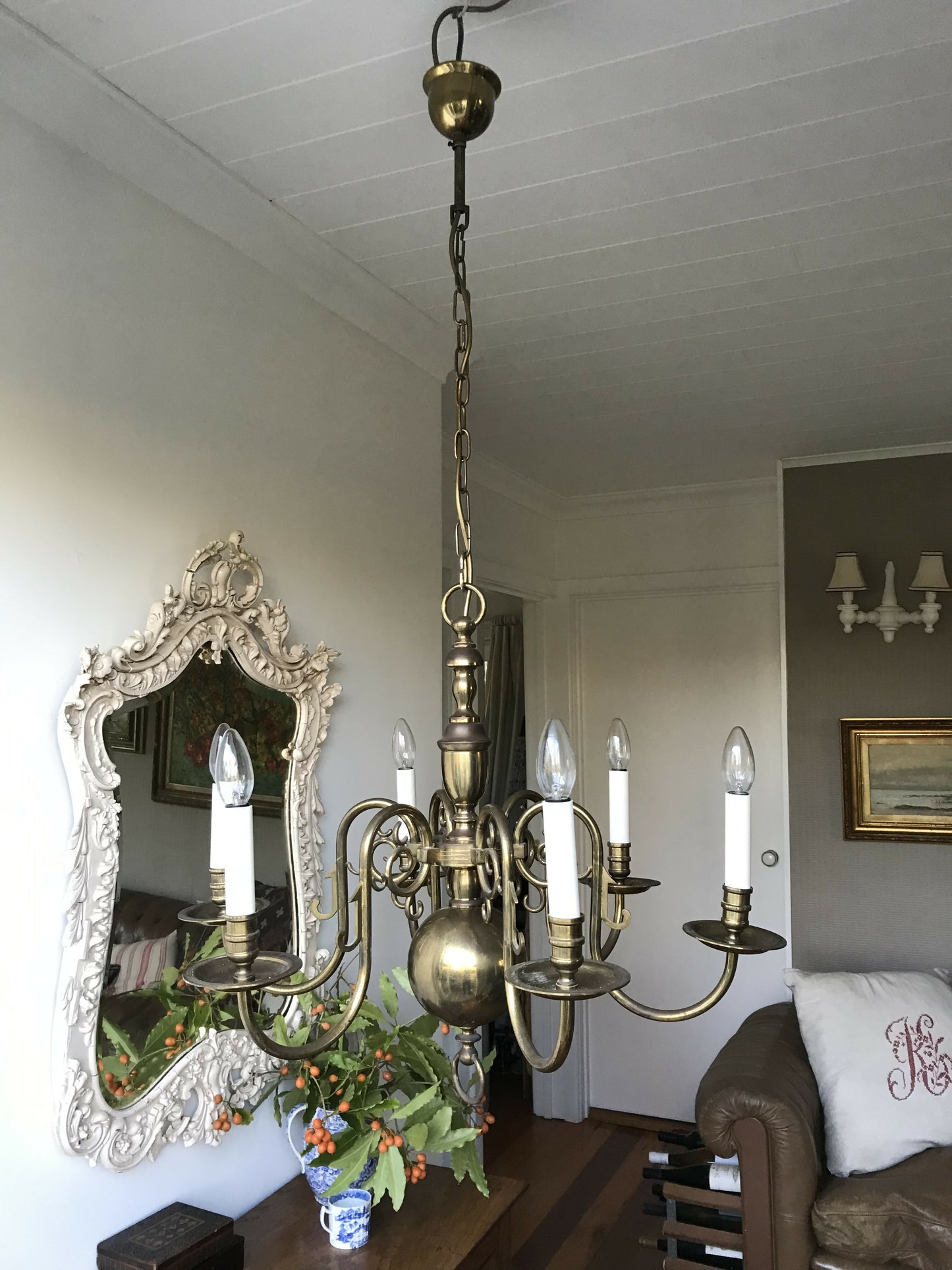 6 Light Flemish Chandelier