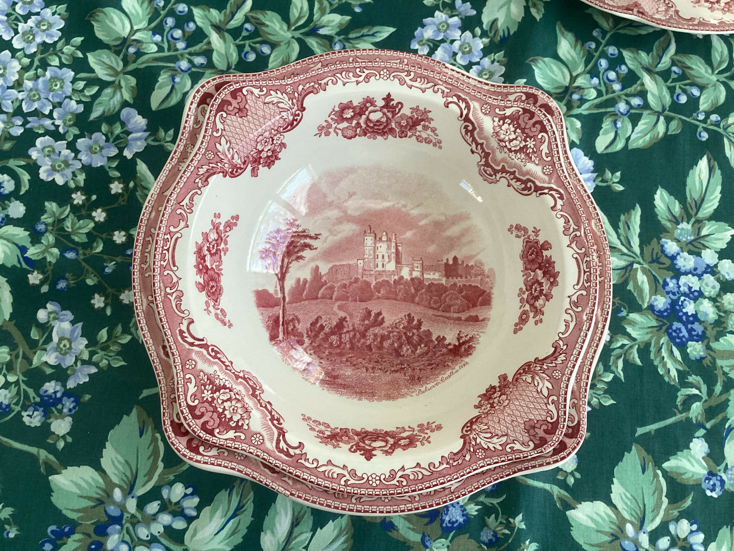 Johnson Bros “Old English Castles” Duo of Serving Bowls