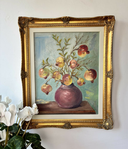 Still life of Pomegranates
