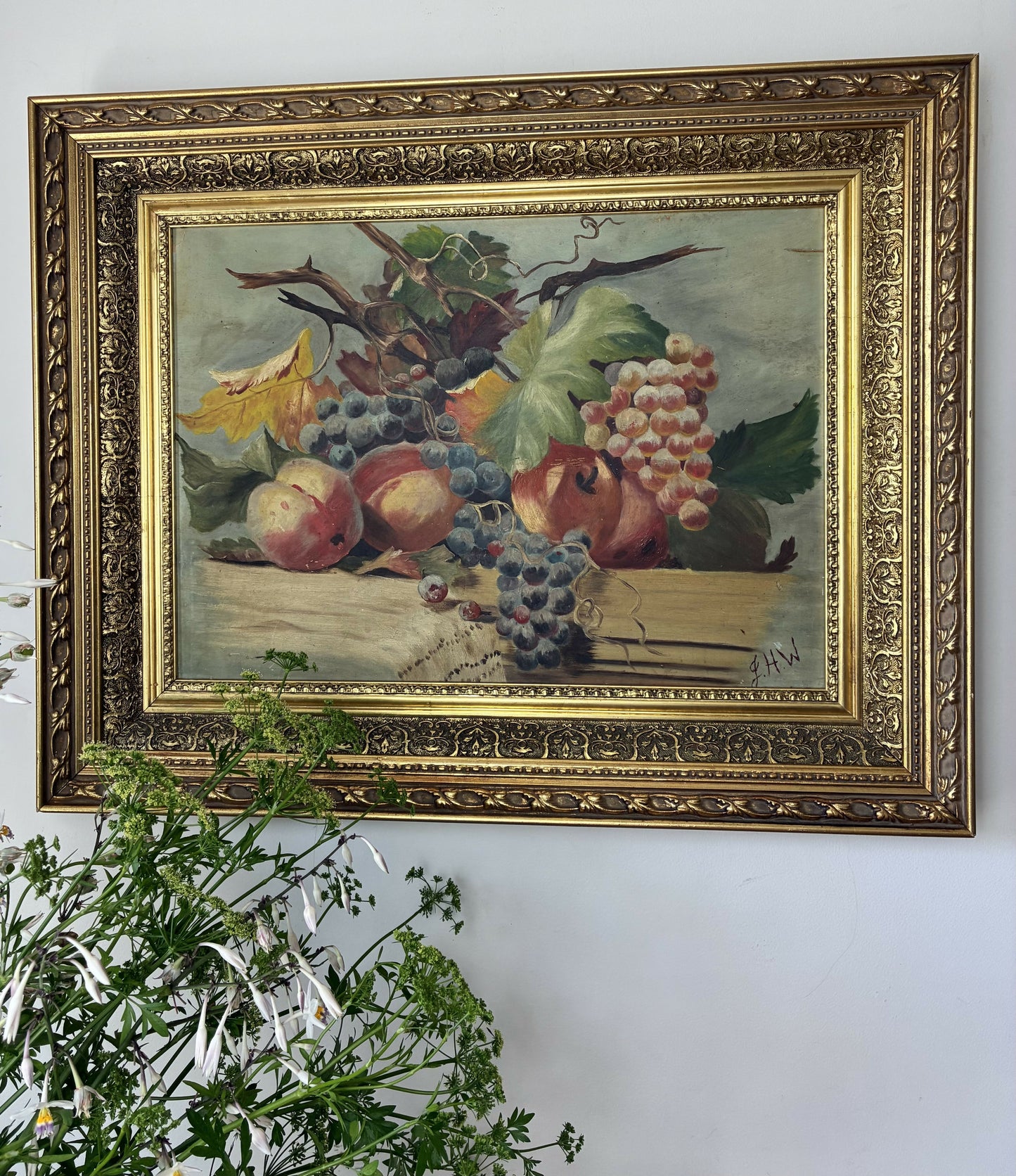 Edwardian Still Life of Fruit