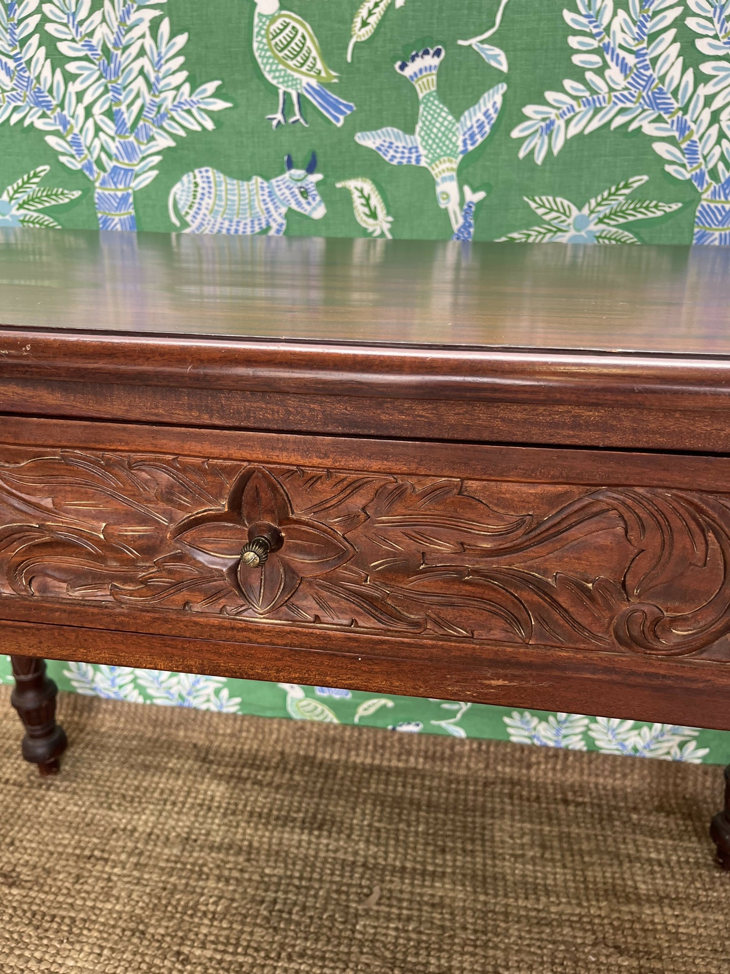 Carved Console/Desk