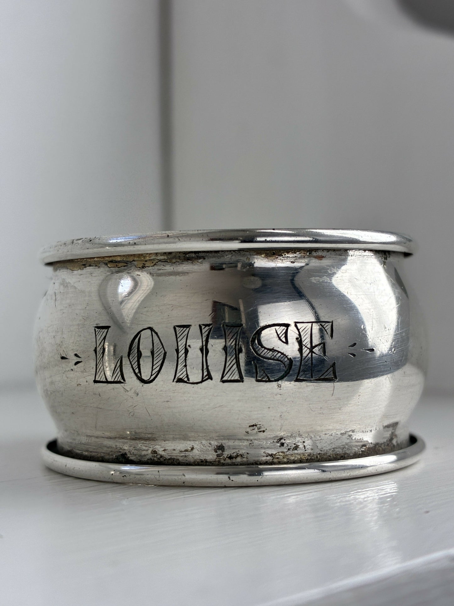 Silver Napkin Ring ‘Louise’
