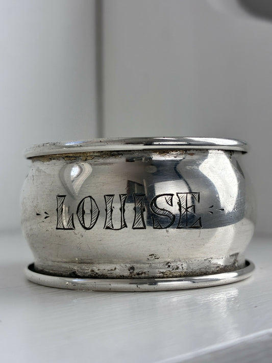 Silver Napkin Ring ‘Louise’