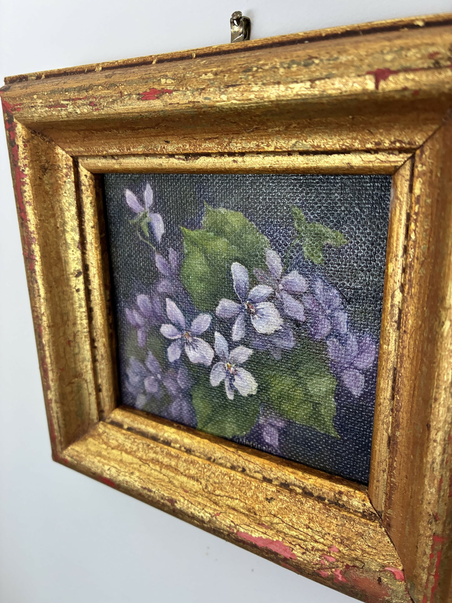 Violets still life