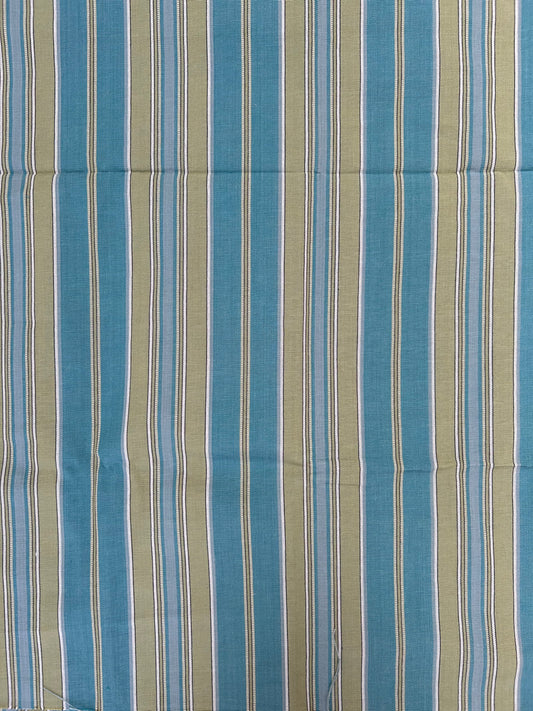 Fabric remnant 71cm Wide x 142cm Long - Laura & Kiran Stripe