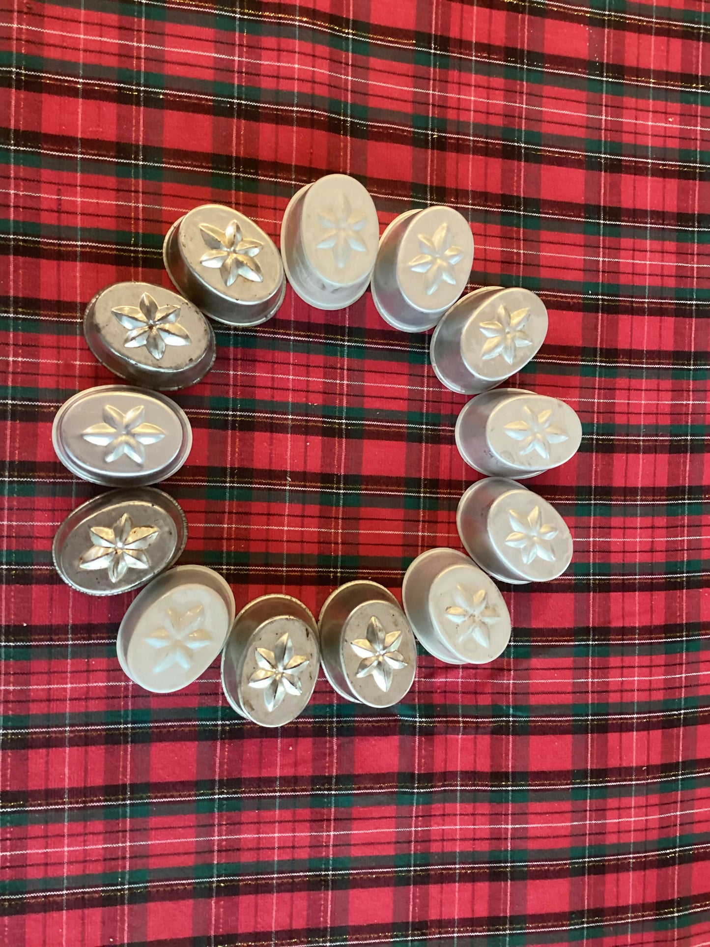 Set of 13 vintage Dariole Moulds/Timbales