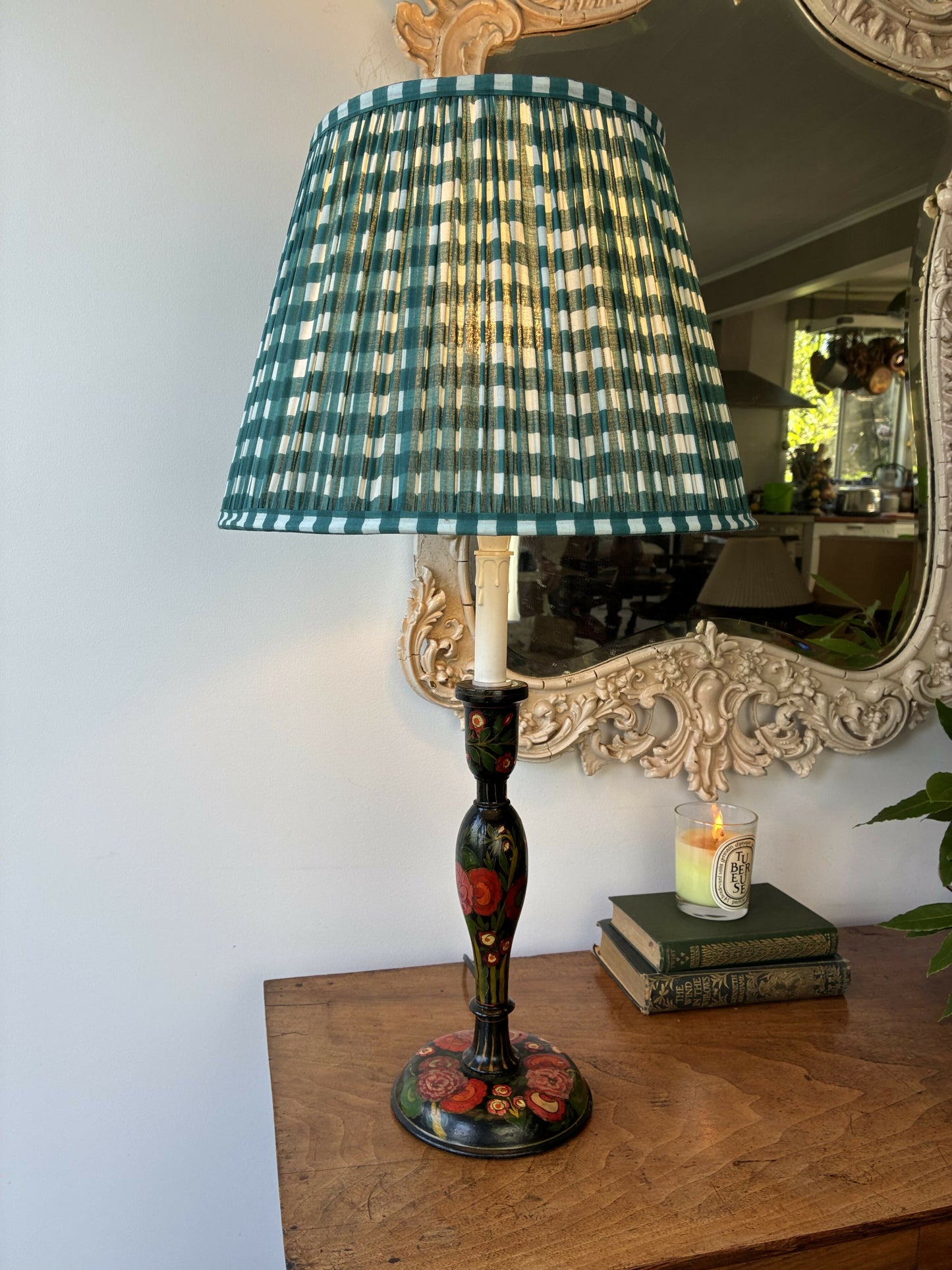 Kashmiri Laquerware Lamp Base